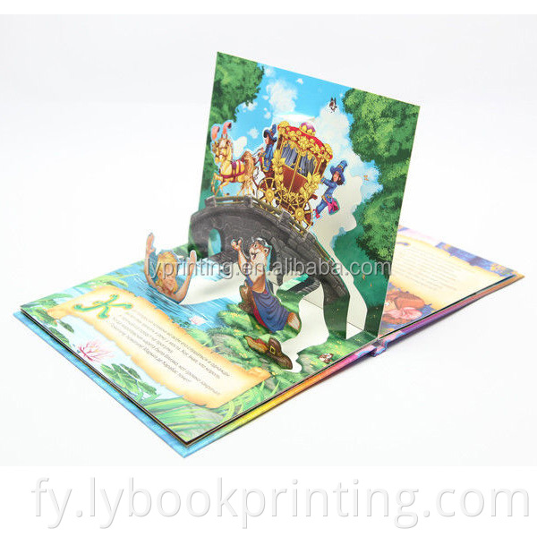 Oanpast unyk Die-Cut Board Book-Printing, hurd boerd Grappich ferhaalboek
